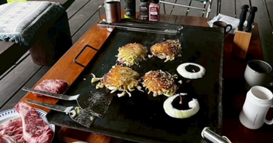 涼しい山奥でBBQ